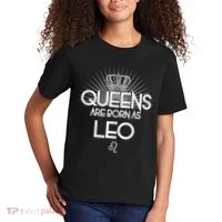 Queens Are Born As Leo Kids T-Shirt thumb 2