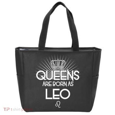 Queens Are Born As Leo Tote Bag