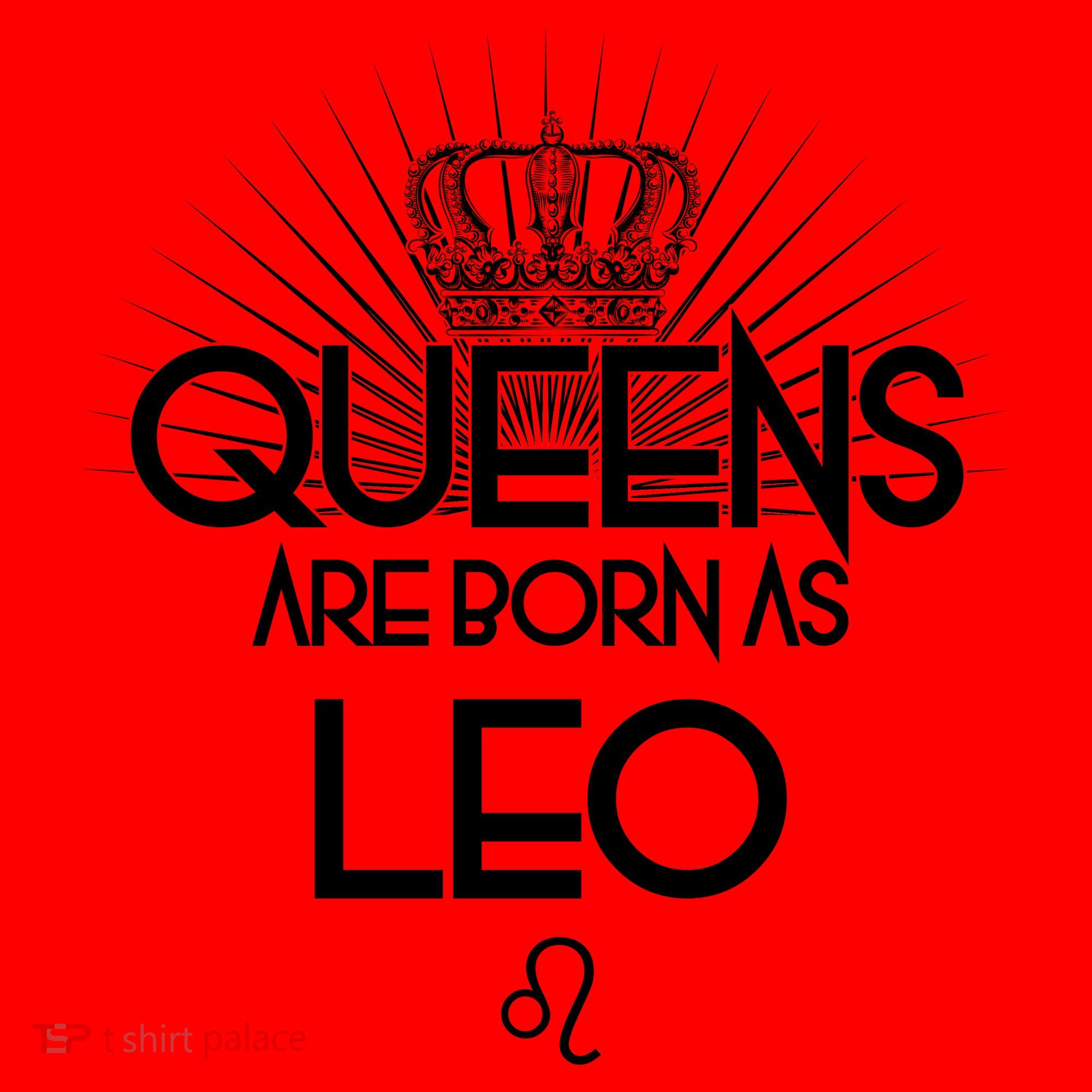 Queens Are Born As Leo Santa Hat