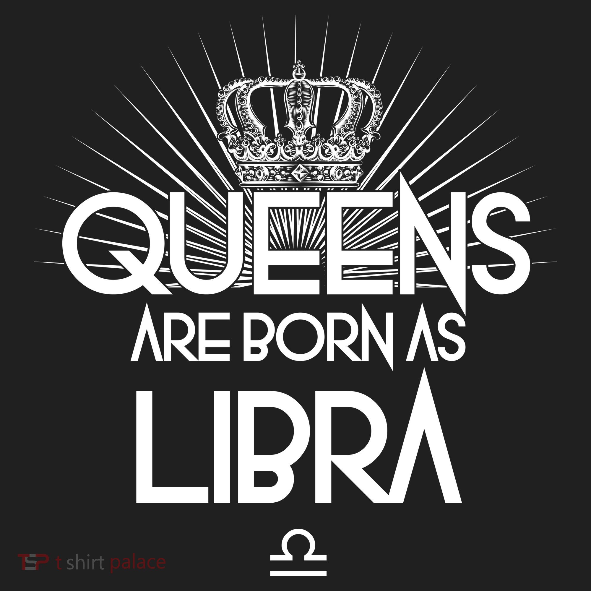 Queens Are Born As Libra Women's Sweatshirt