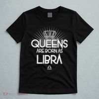 Queens Are Born As Libra T-Shirt thumb 5