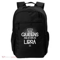 Queens Are Born As Libra Backpack thumb 0