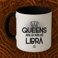 Queens Are Born As Libra Coffee Mug thumb 2
