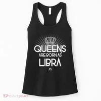 Queens Are Born As Libra Women's Tank Top thumb 0