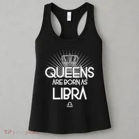 Queens Are Born As Libra Women's Tank Top thumb 3