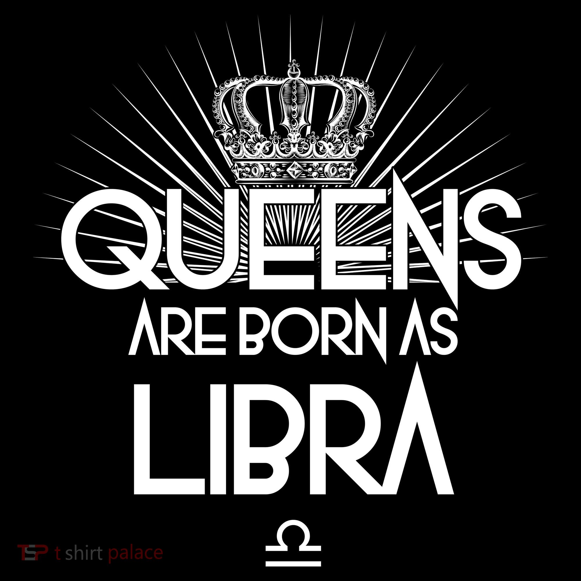 Queens Are Born As Libra Women's Tank Top