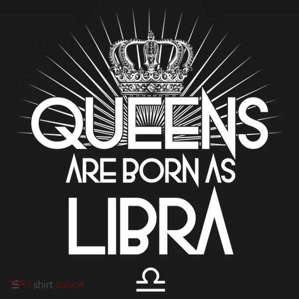 Queens Are Born As Libra Women's T-Shirt