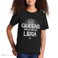 Queens Are Born As Libra Kids T-Shirt thumb 2