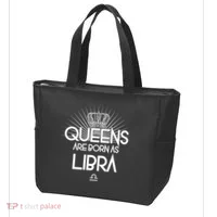 Queens Are Born As Libra Tote Bag thumb 3