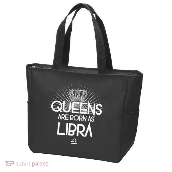 Queens Are Born As Libra Tote Bag