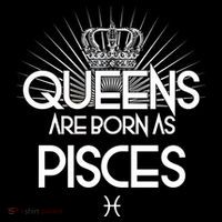 Queens Are Born As Pisces Bucket Hat thumb 4