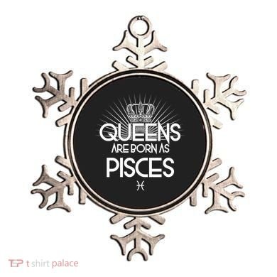 Queens Are Born As Pisces Ornament
