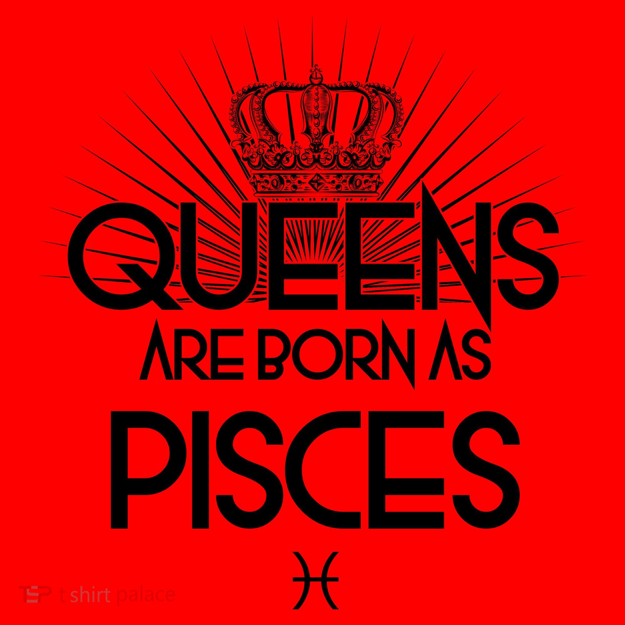Queens Are Born As Pisces Santa Hat