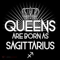 Queens Are Born As Sagittarius Women's Hoodie thumb 2