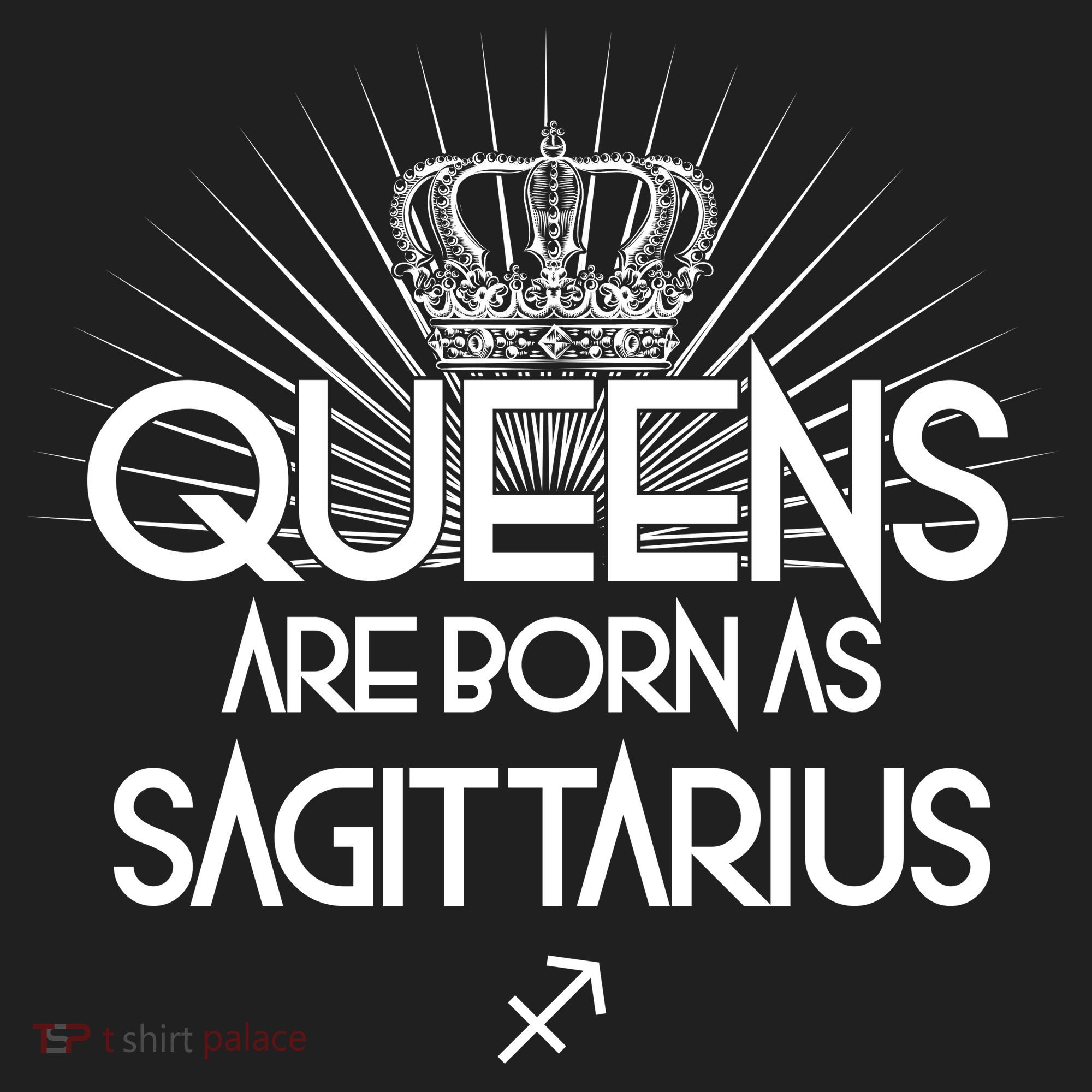 Queens Are Born As Sagittarius Golf Towel
