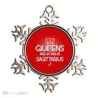Queens Are Born As Sagittarius Ornament thumb 0