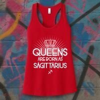 Queens Are Born As Sagittarius Women's Tank Top thumb 3
