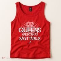 Queens Are Born As Sagittarius Tank Top thumb 2