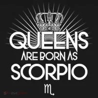 Queens Are Born As Scorpio Hoodie thumb 2