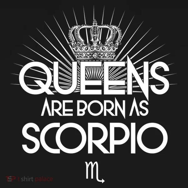 Queens Are Born As Scorpio Hoodie