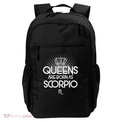 Queens Are Born As Scorpio Backpack