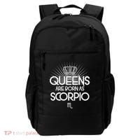Queens Are Born As Scorpio Backpack thumb 0