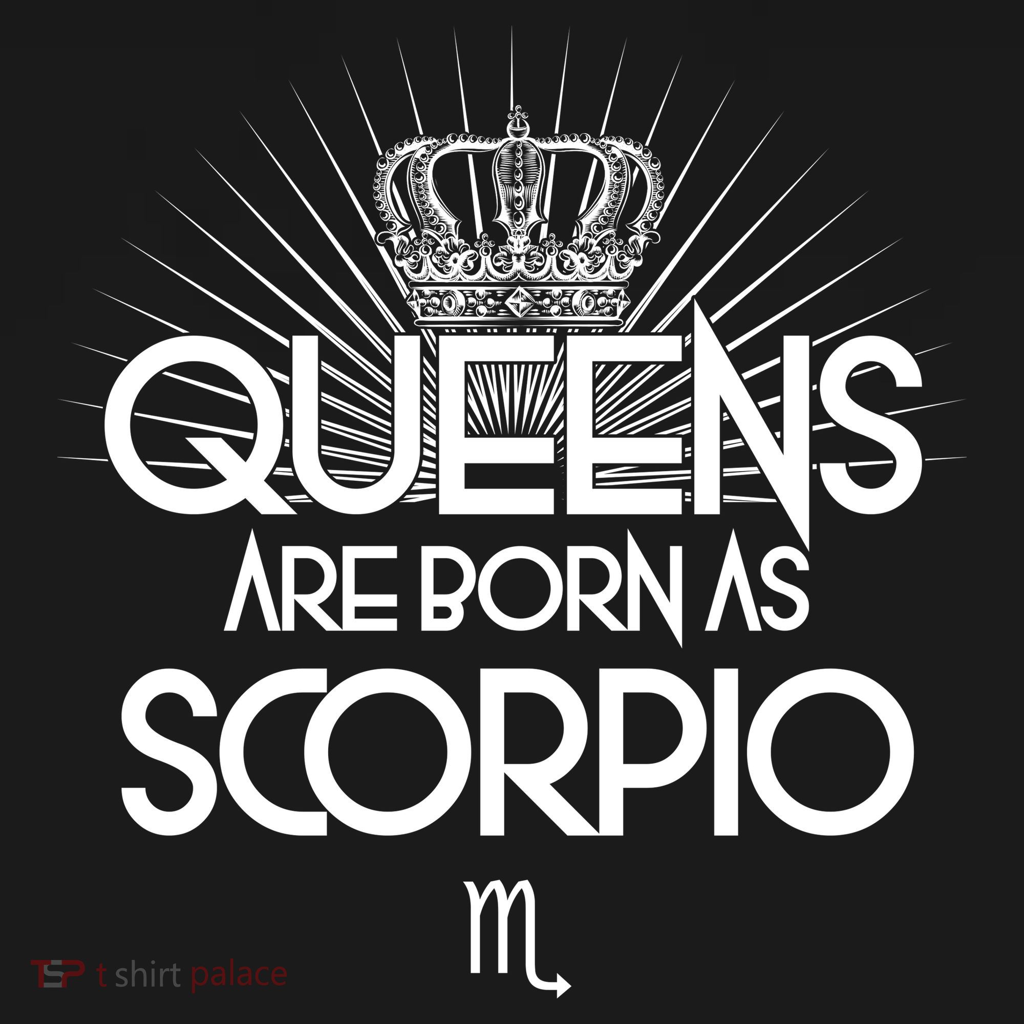 Queens Are Born As Scorpio Pajama Set
