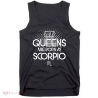 Queens Are Born As Scorpio Tank Top thumb 0