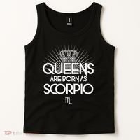 Queens Are Born As Scorpio Tank Top thumb 2