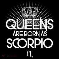Queens Are Born As Scorpio Women's Long Sleeve Shirt thumb 2