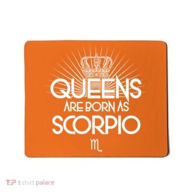 Queens Are Born As Scorpio Mousepad