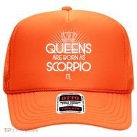 Queens Are Born As Scorpio Hat thumb 0