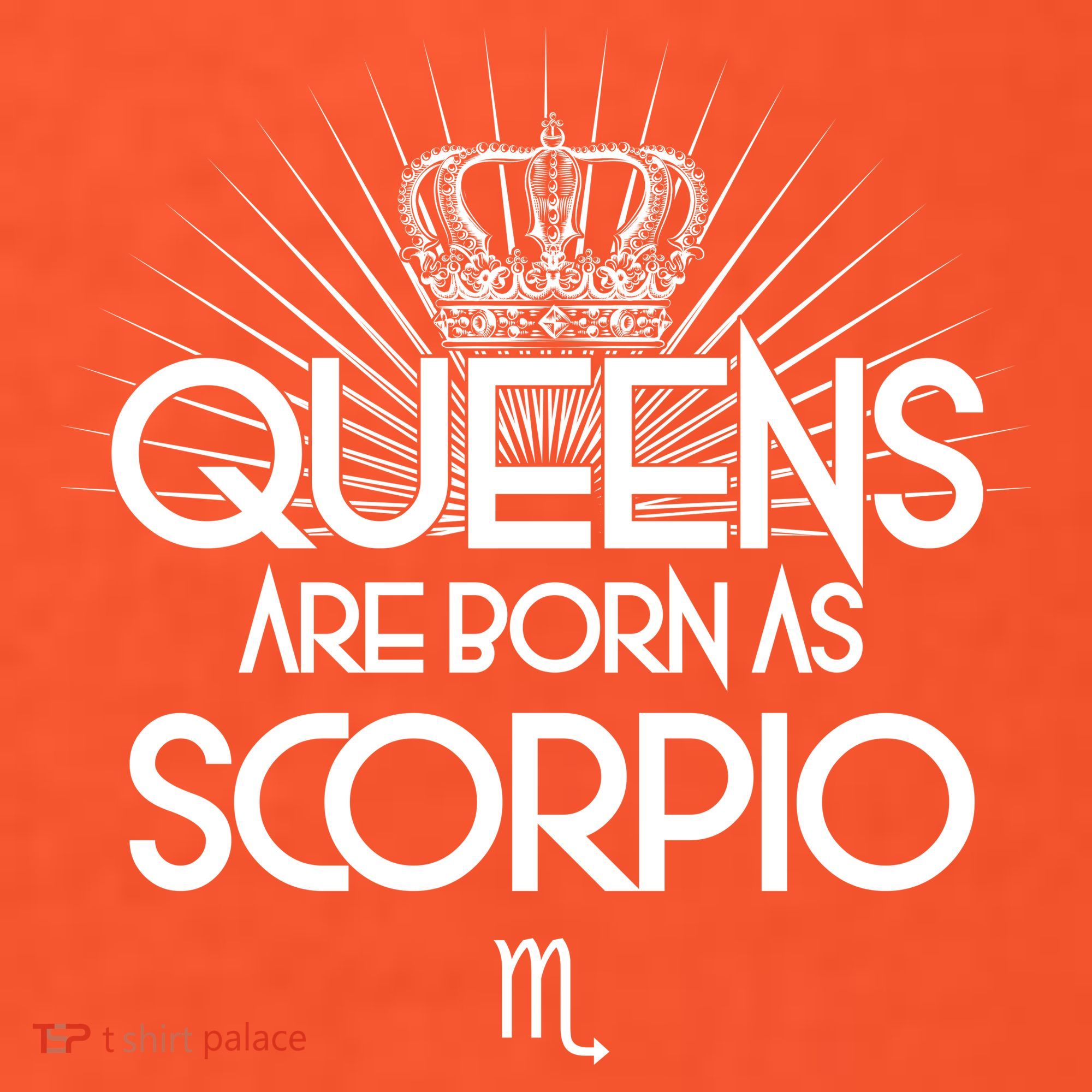 Queens Are Born As Scorpio Visor
