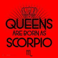 Queens Are Born As Scorpio Santa Hat thumb 1