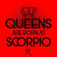 Queens Are Born As Scorpio Santa Hat thumb 1