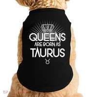 Queens Are Born As Taurus Doggie Tank thumb 0