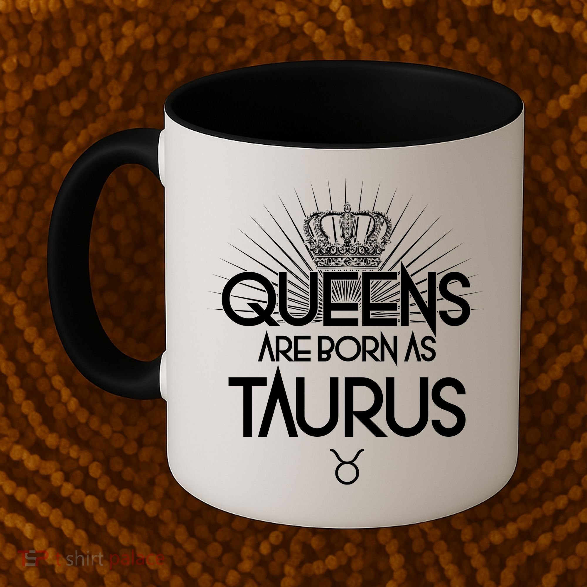 Queens Are Born As Taurus Coffee Mug