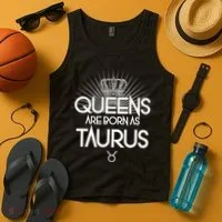 Queens Are Born As Taurus Tank Top thumb 4