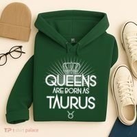 Queens Are Born As Taurus Hoodie thumb 4