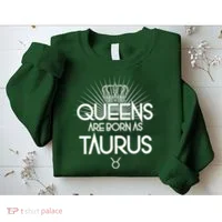Queens Are Born As Taurus Sweatshirt thumb 2