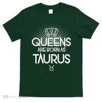 Queens Are Born As Taurus T-Shirt thumb 0