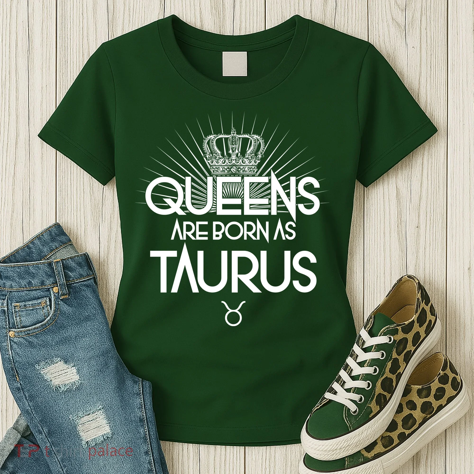 Queens Are Born As Taurus Women's T-Shirt