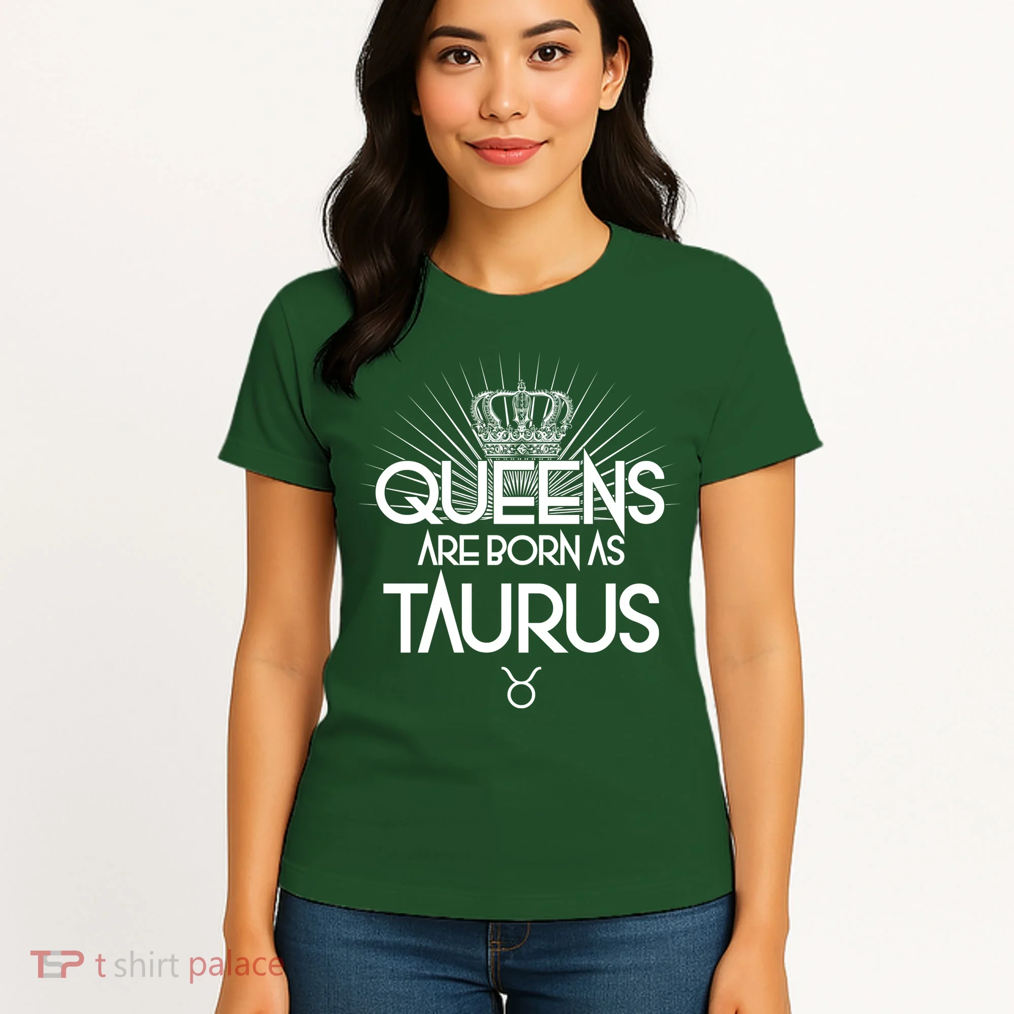 Queens Are Born As Taurus Women's T-Shirt