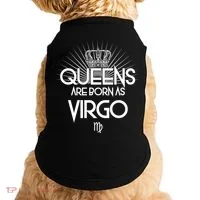 Queens Are Born As Virgo Doggie Tank thumb 0