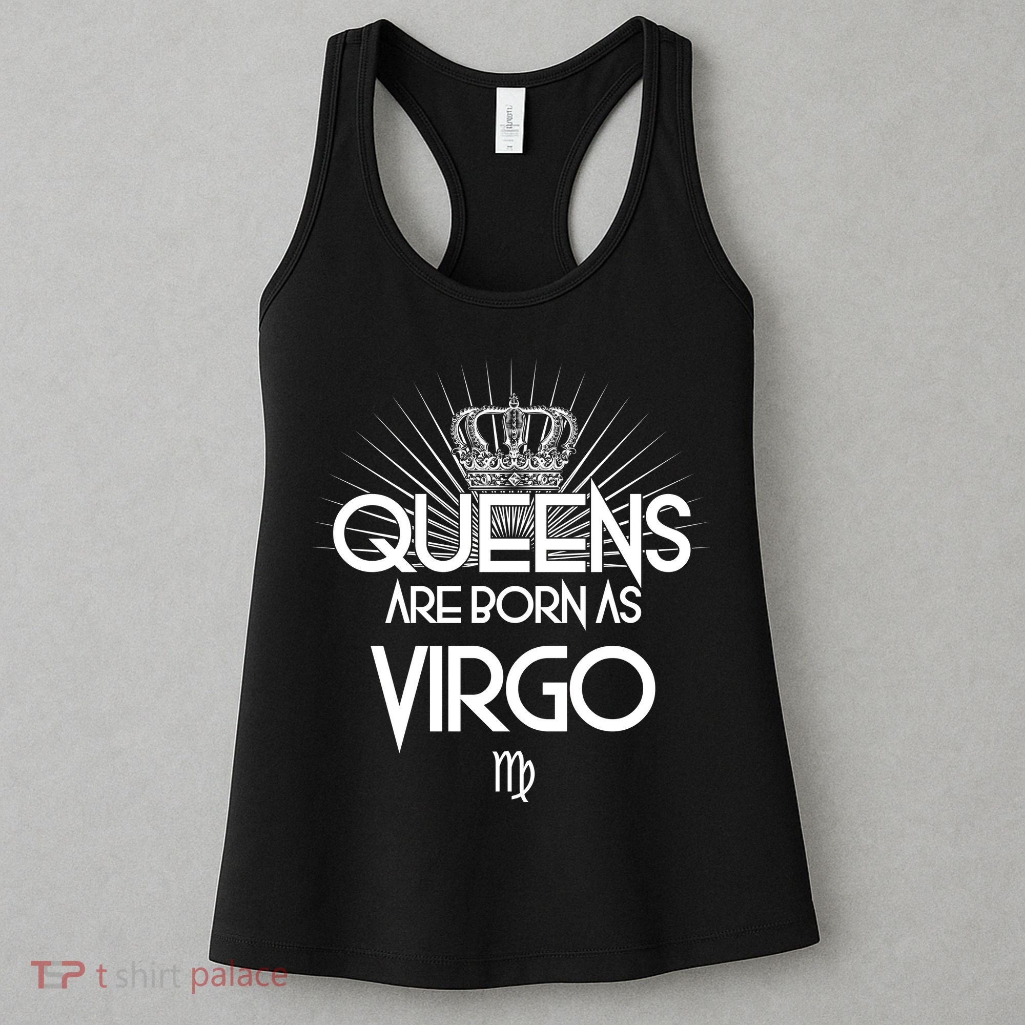 Queens Are Born As Virgo Women's Tank Top