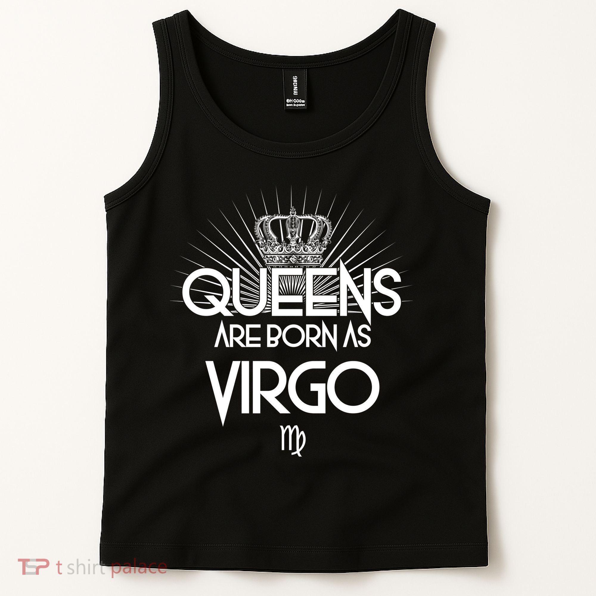 Queens Are Born As Virgo Tank Top