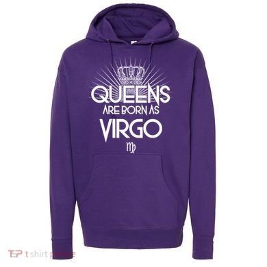 Queens Are Born As Virgo Hoodie