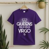 Queens Are Born As Virgo T-Shirt thumb 2
