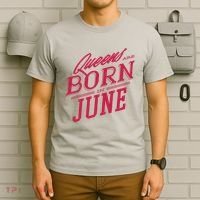Queens Are Born In June T-Shirt thumb 6