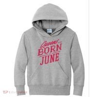 Queens Are Born In June Kids Hoodie thumb 0